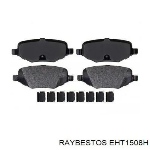 Колодки гальмівні передні, дискові EHT1508H Raybestos