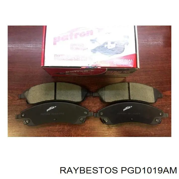 PGD1019AM Raybestos колодки гальмівні передні, дискові