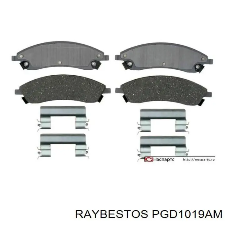 Передні тормозні колодки ADA104244 Blue Print