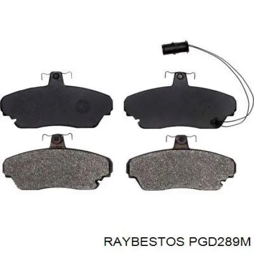 Купити MKD289 Friction Master Колодки гальмівні передні, дискові