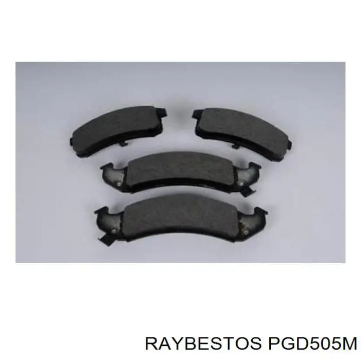 PGD505M Raybestos колодки гальмівні передні, дискові