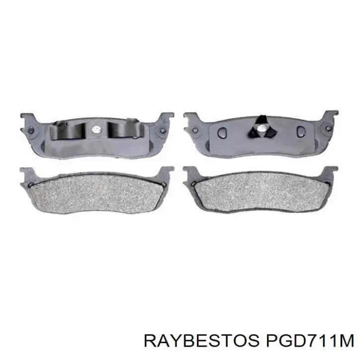 PGD711M Raybestos колодки гальмові задні, дискові