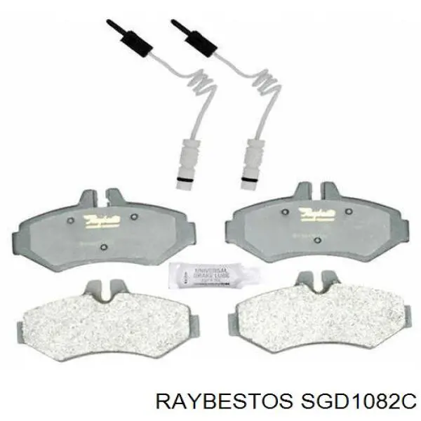 SGD1082C Raybestos Колодки гальмівні задні, дискові