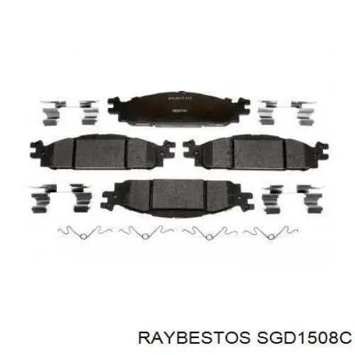 BB532001AB Ford Передні гальмівні колодки