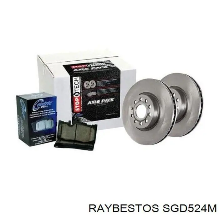 SGD524M Raybestos колодки гальмівні передні, дискові
