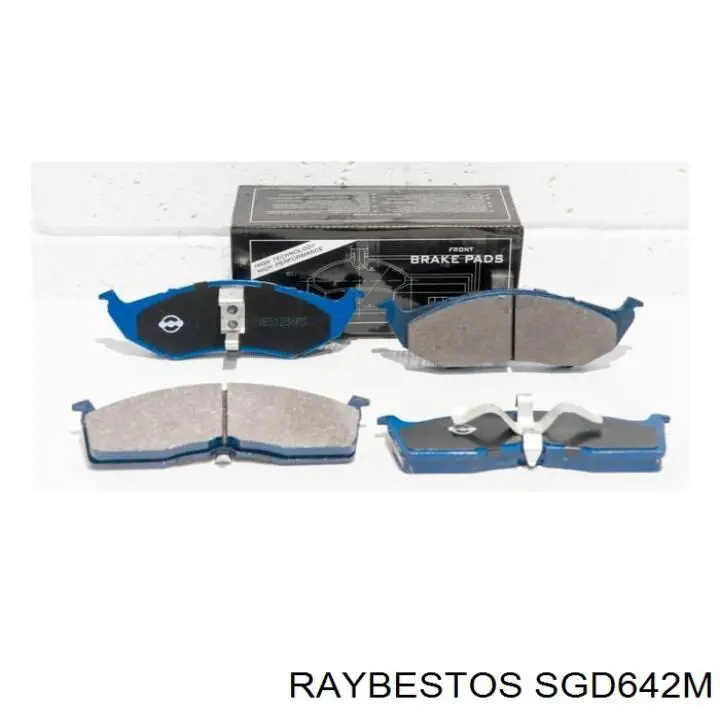 SGD642M Raybestos колодки гальмівні передні, дискові