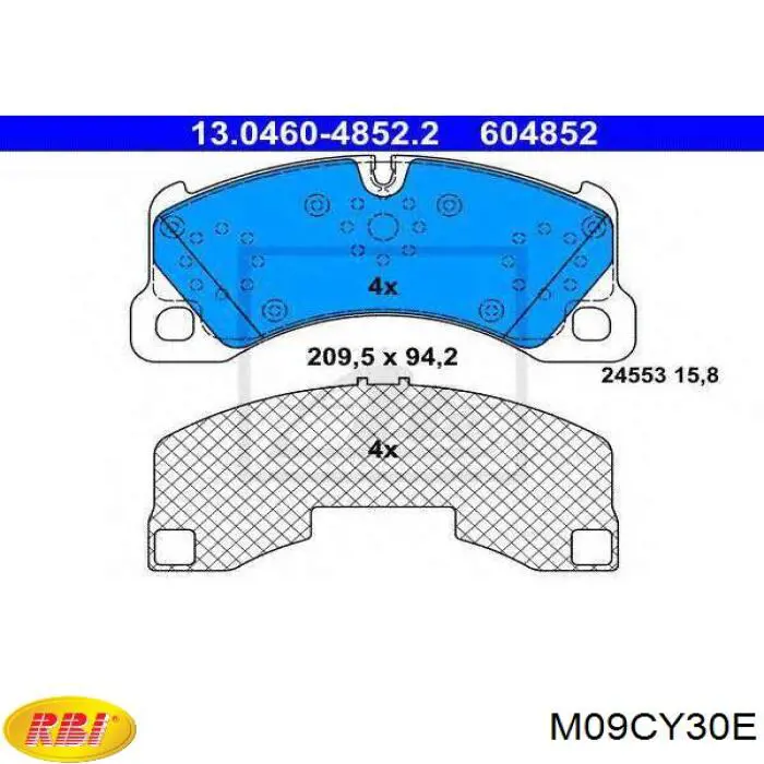 Купити M09CY30E RBI Задня подушка двигуна