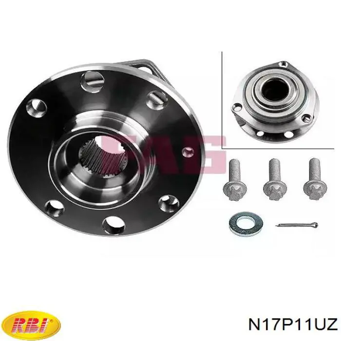 Пильник ШРУСа зовнішній N17P11UZ RBI
