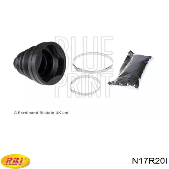 N17R20I RBI Пильник ШРКШ внутрішній, передній півосі
