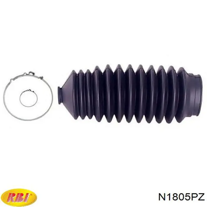Пильник рульової рейки N1805PZ RBI