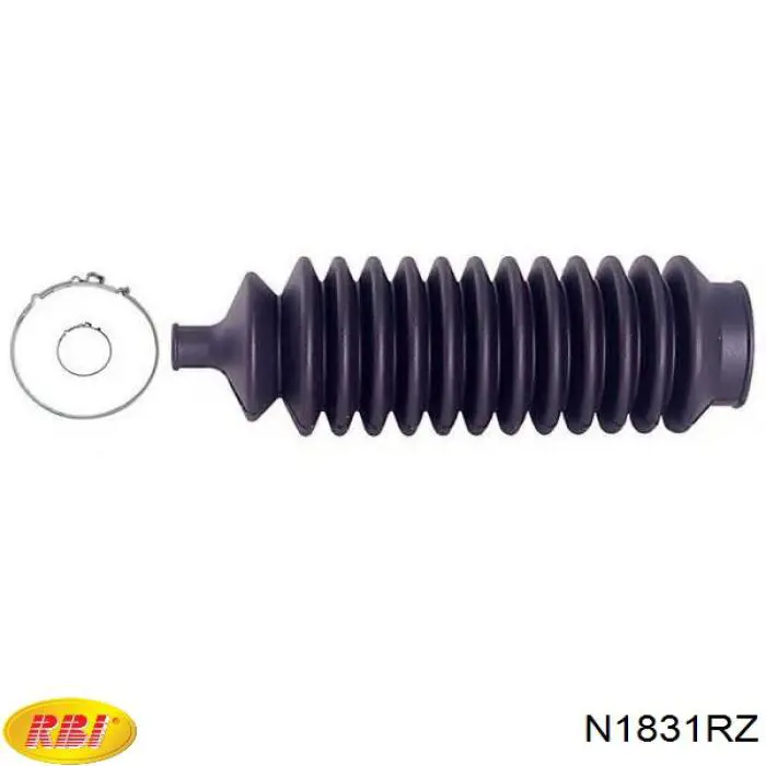 Пильник рульової рейки N1831RZ RBI