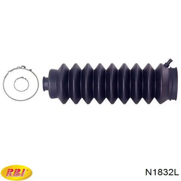 Пильник рульового механізму/рейки, правий N1832L RBI