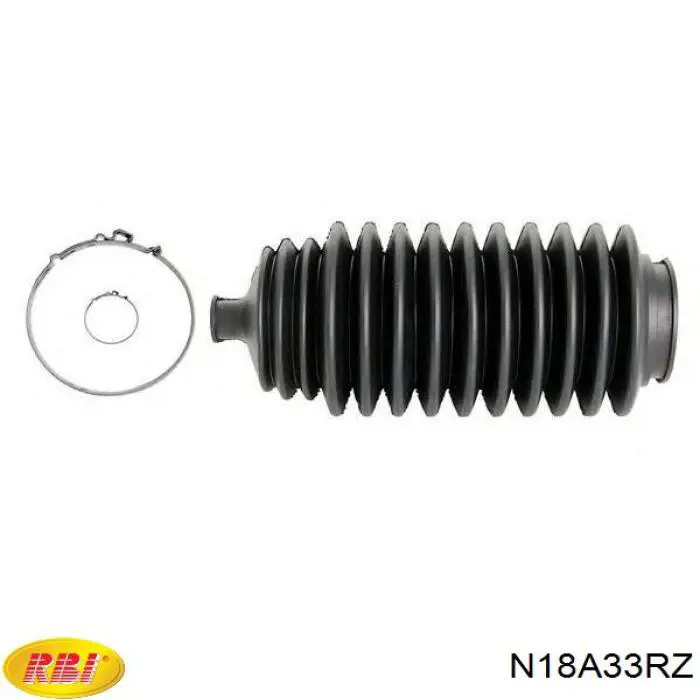 Пильник рульової рейки N18A33RZ RBI