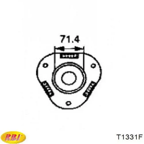 Купити T1331F RBI Опора амортизатора переднього