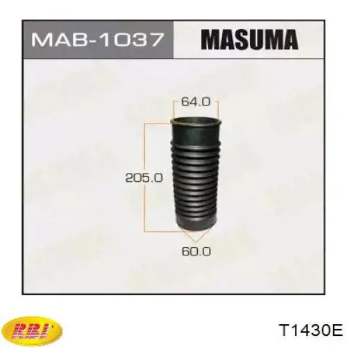 Чохол амортизатора заднього RBI T1430E ціна, від 7.14 USD