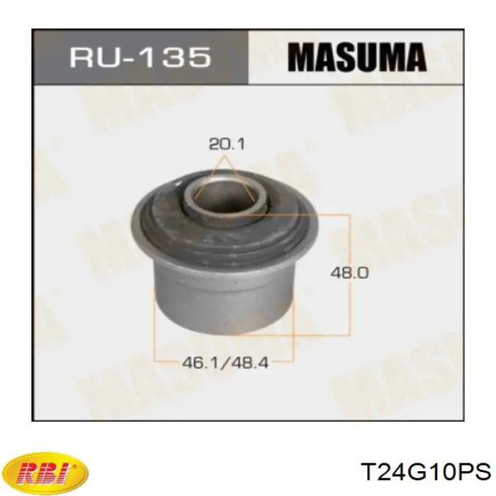 Сайлентблок переднього важеля T24G10PS RBI