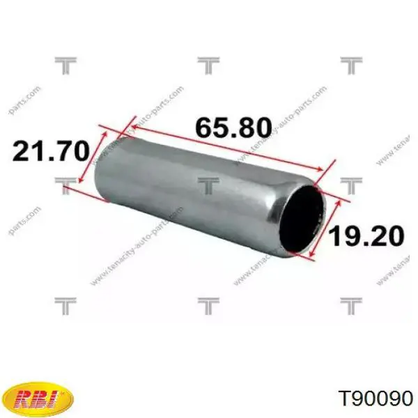 Сайлентблок переднього важеля T90090 RBI