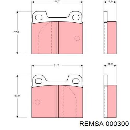 Колодки гальмівні передні, дискові 60778317 Fiat/Alfa/Lancia