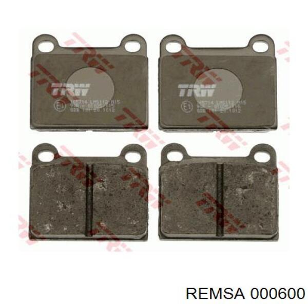 Гальмівні колодки Remsa 000600 ціна, від 12.97 USD