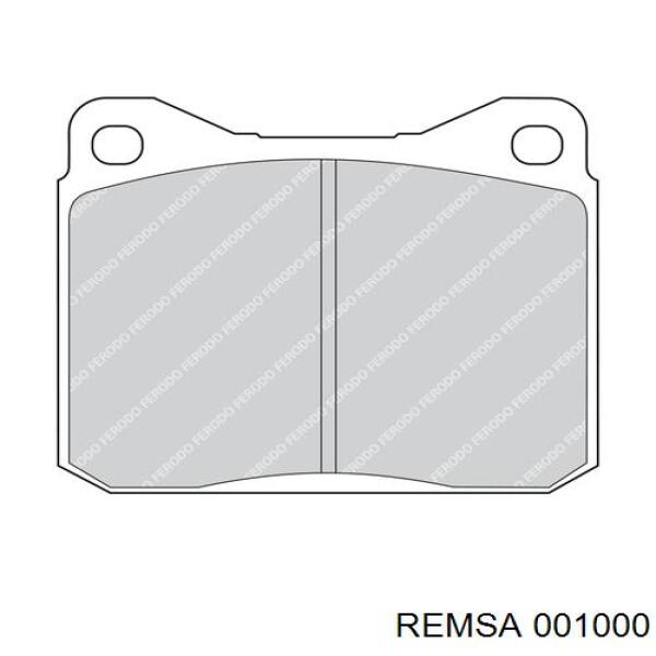Тормозні колодки Remsa 001000