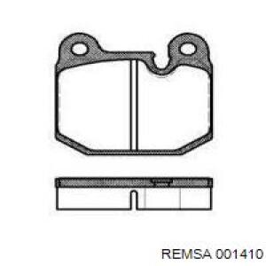 Гальмівні колодки Remsa 001410 ціна, від 10.14 USD