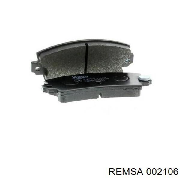 Передні тормозні колодки 002106 Remsa