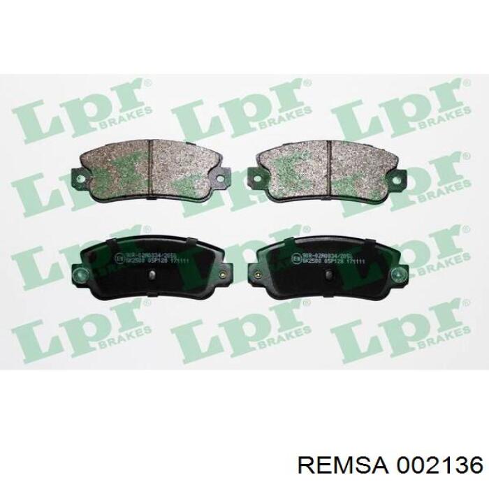 Задні гальмівні колодки Remsa 002136 ціна, від 13.64 USD