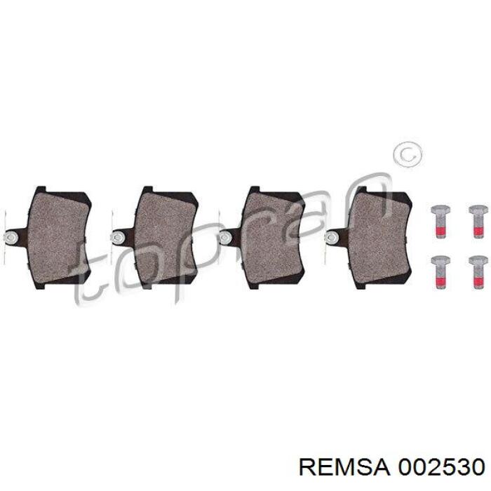 Задні дискові колодки Remsa 002530