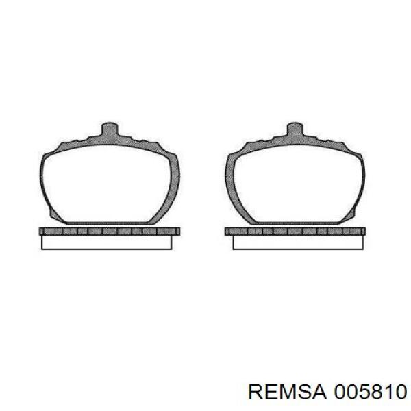 Гальмівні колодки Remsa 005810 ціна, від 9.99 USD
