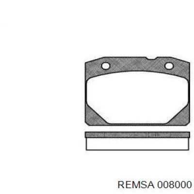 008000 Remsa Передні гальмівні колодки