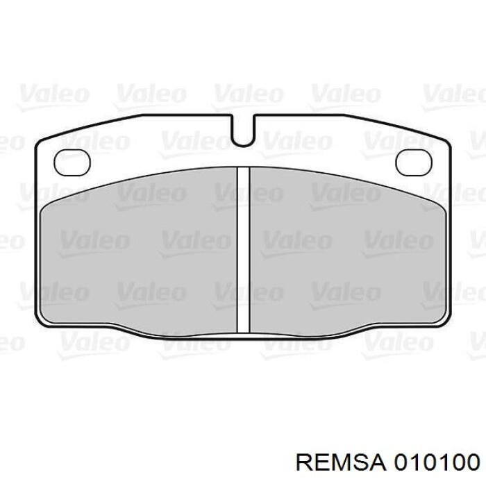 Купити 010100 Remsa Колодки гальмівні передні, дискові