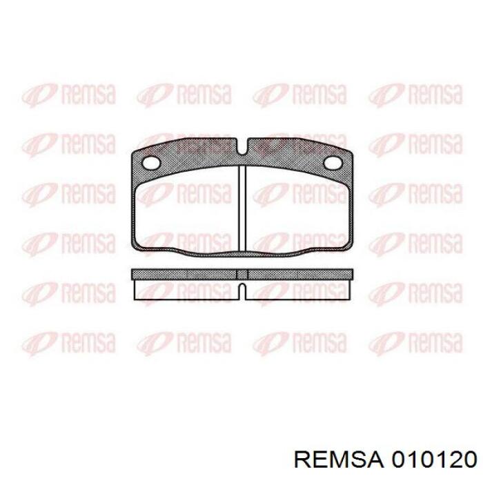 Колодки гальмівні передні, дискові 010120 Remsa