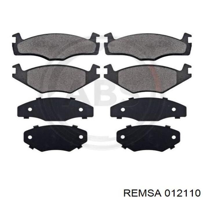 Тормозні колодки Remsa 012110