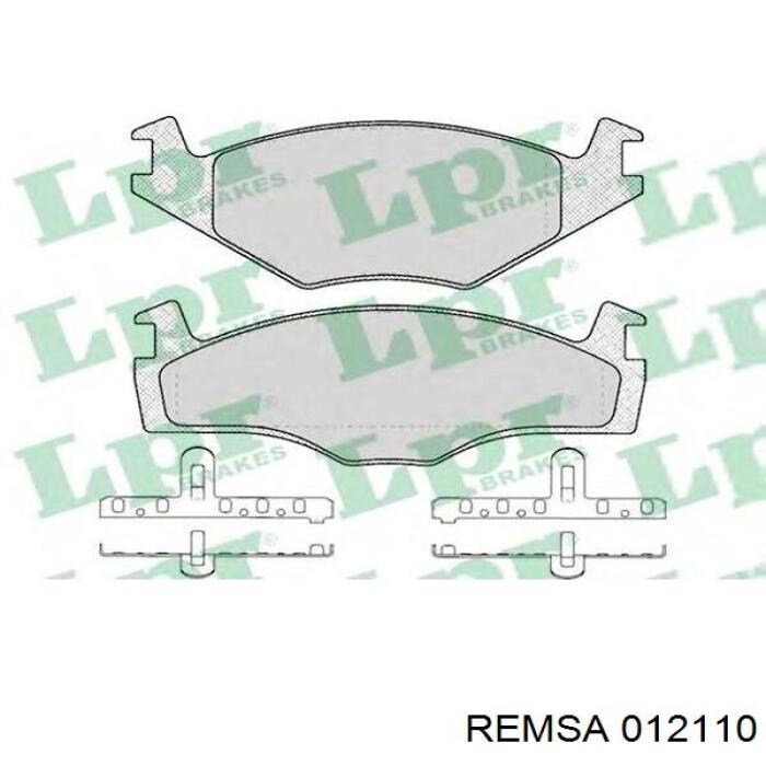 Гальмівні колодки Remsa 012110 ціна, від 13.08 USD