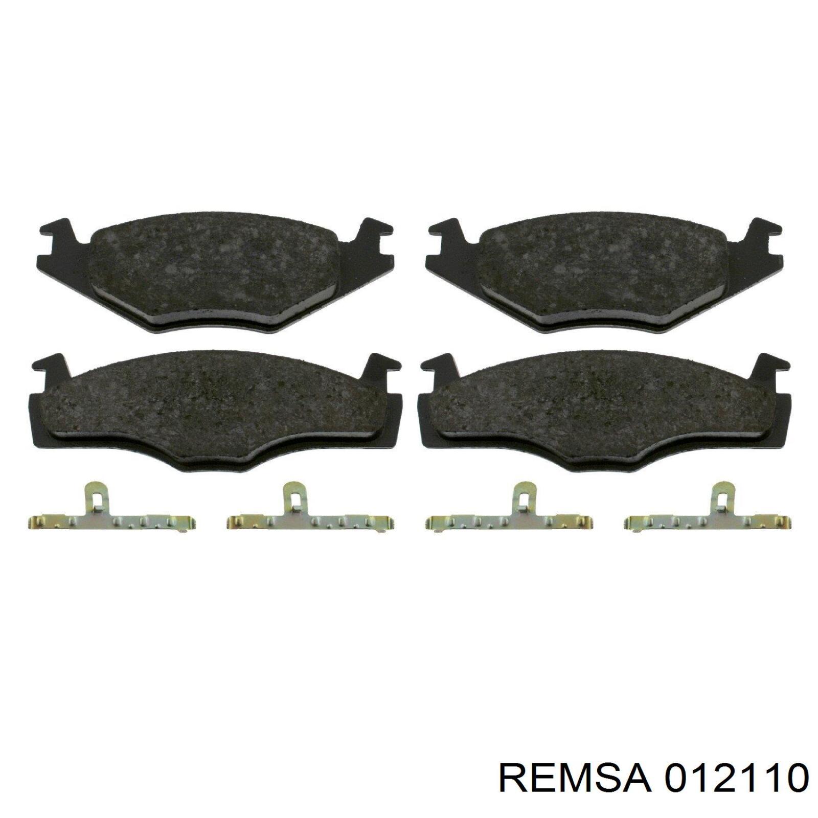 Гальмівні колодки Remsa 012110 ціна, від 13.08 USD