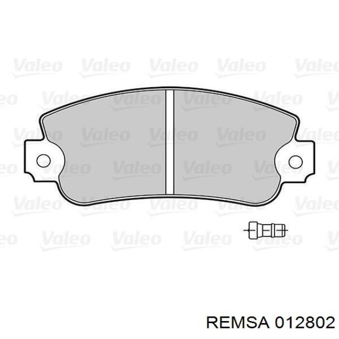 Передні тормозні колодки 012802 Remsa