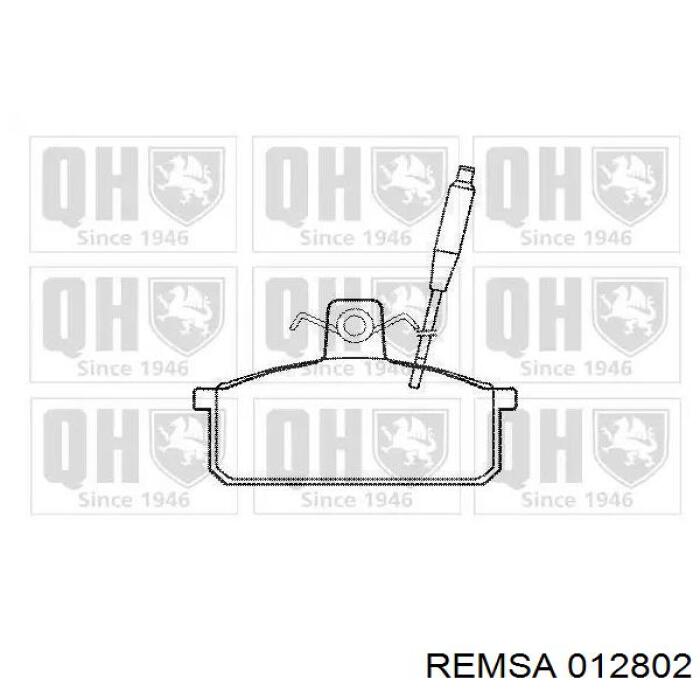 Гальмівні колодки Remsa 012802 ціна, від 10.66 USD