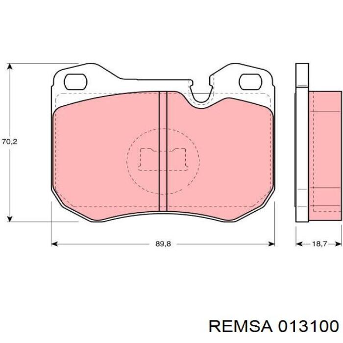 Тормозні колодки Brembo P65002