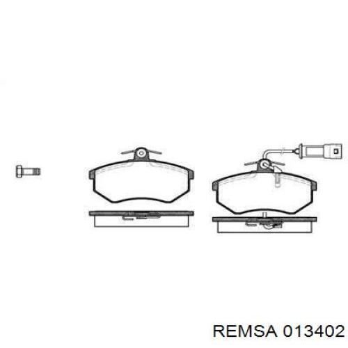 Тормозні колодки Remsa 013402