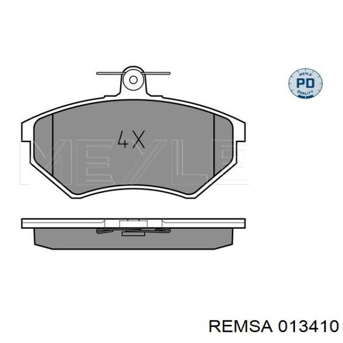 Купити 013410 Remsa Колодки гальмівні передні, дискові