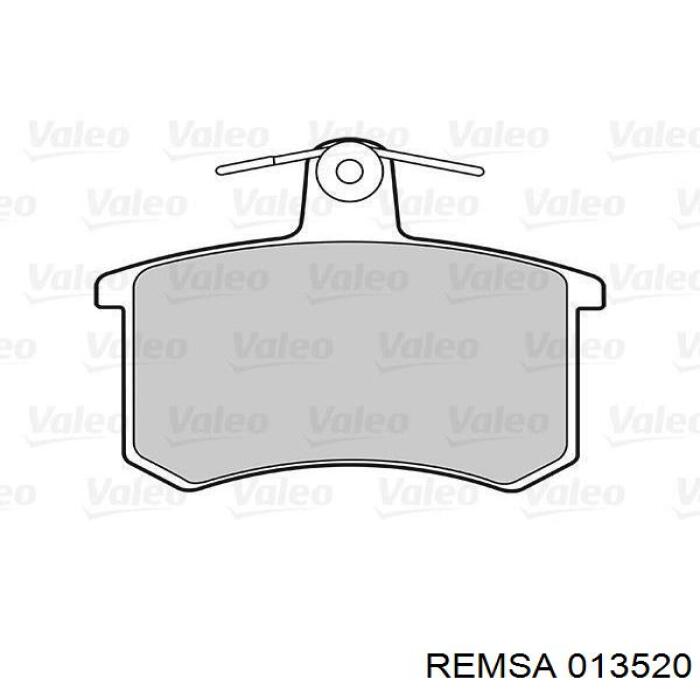 Задні дискові колодки Remsa 013520