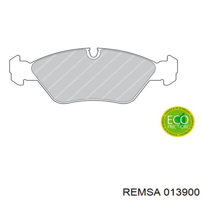 Передні тормозні колодки 013900 Remsa