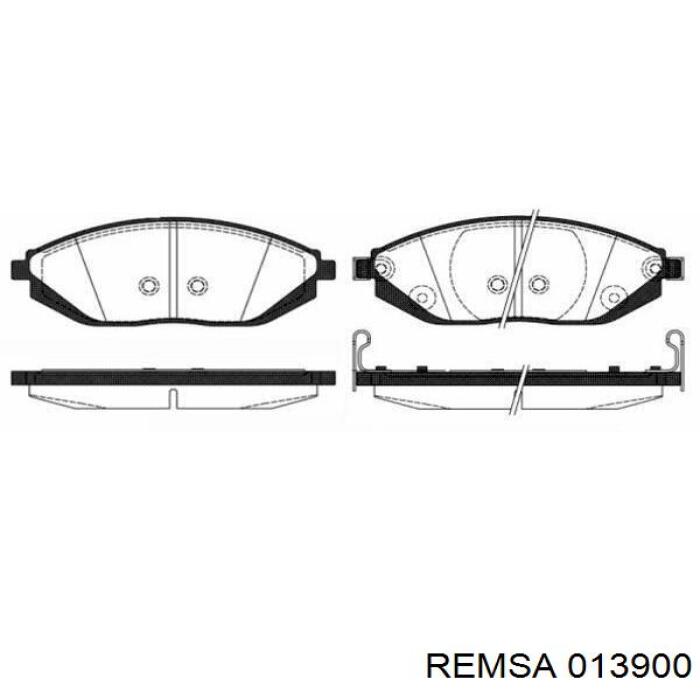 Гальмівні колодки Remsa 013900 ціна, від 19.82 USD