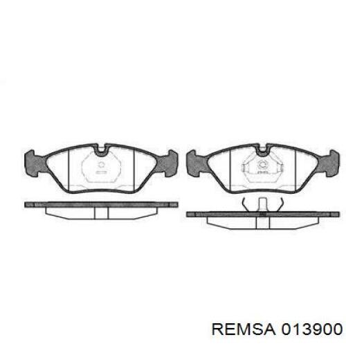 013900 Remsa колодки гальмівні передні, дискові
