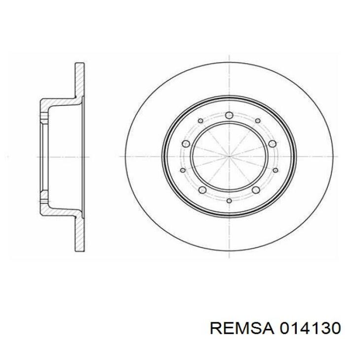 Передні тормозні колодки 014130 Remsa