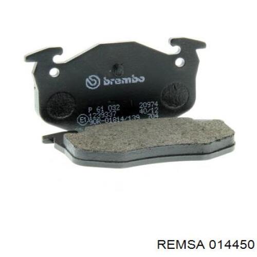 Задні гальмівні колодки 014450 Remsa