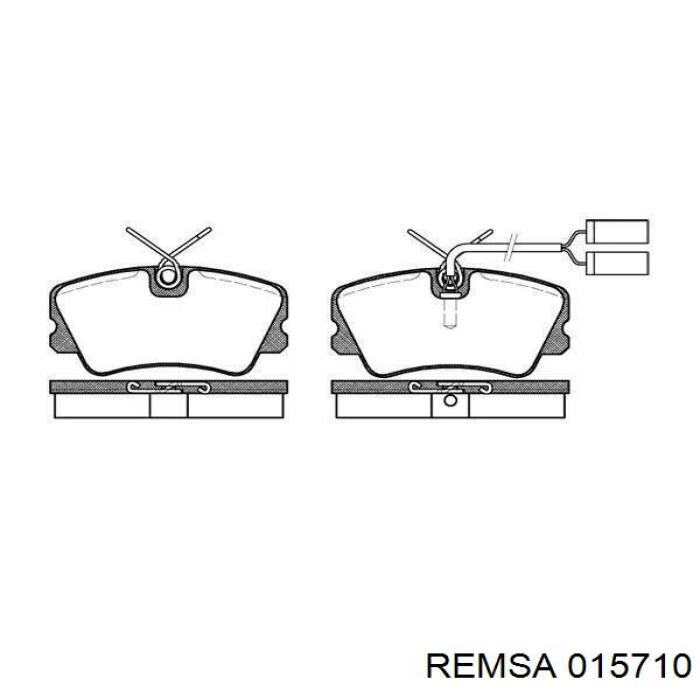 Задні гальмівні колодки Remsa 015710 ціна, від 11.61 USD