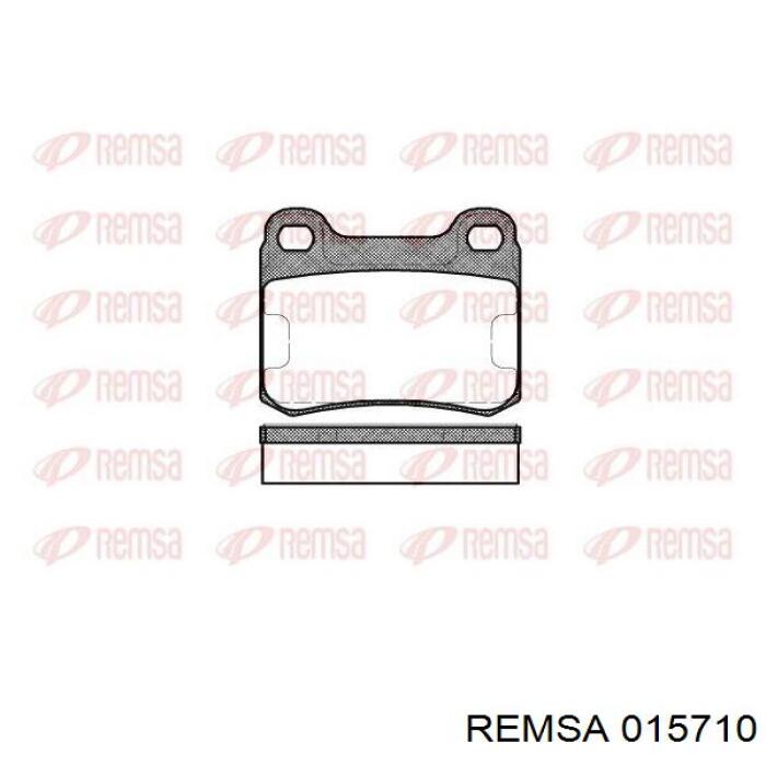 Колодки гальмові задні, дискові 015710 Remsa