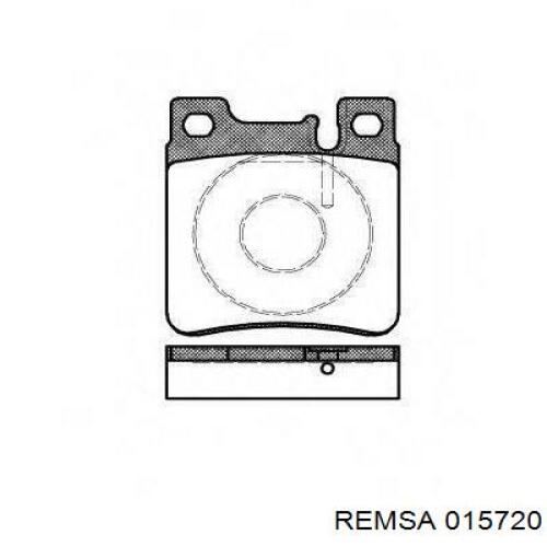 Задні гальмівні колодки Remsa 015720 ціна, від 14.09 USD