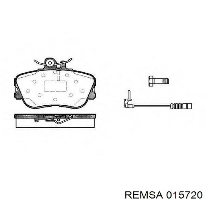 Купити 015720 Remsa Задні колодки